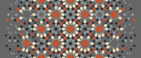 Arabic, islamic vector pattern. Geometric arabic texture, background border pattern.
