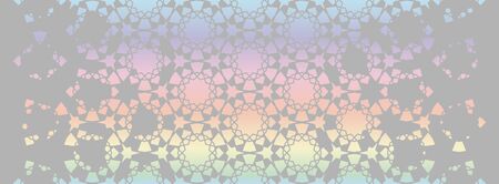 Arabian holographic background. Vector template of modern background for invitation, celebration,...