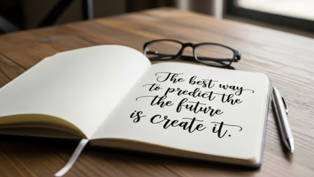 The Best Things Take Time To Create It is written in a notebook.の素材