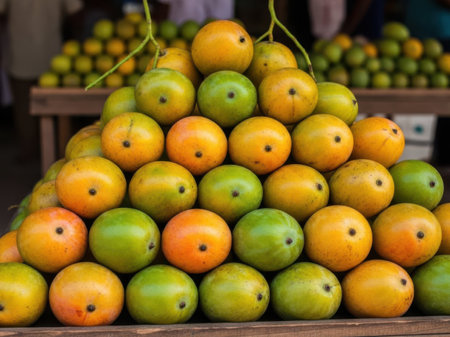 Fruit market in Bangkok, Thailand. Close up of fresh jujubeの素材