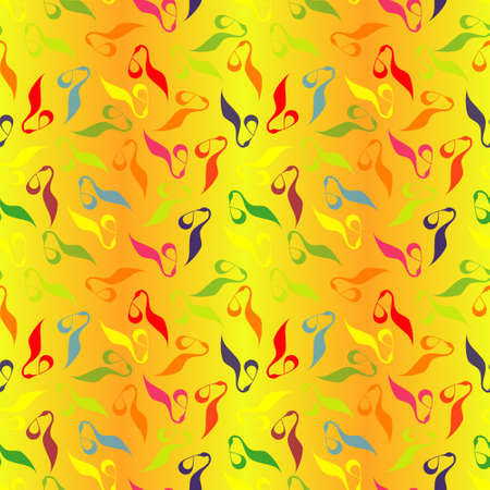 seamless background with silhouettes of a stork with a basket for a childのイラスト素材