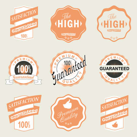 set trademark orange, bright shades , the best choiceのイラスト素材