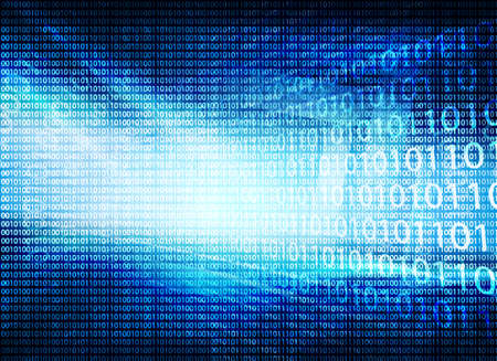 bstract blue background with numbersのイラスト素材