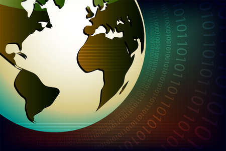 background with globeのイラスト素材