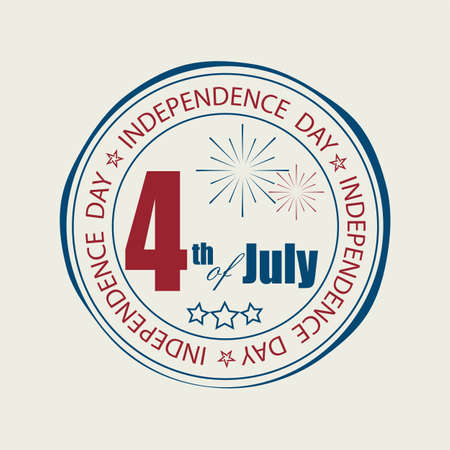 Round sign, seal with text and silhouette of the salute.のイラスト素材