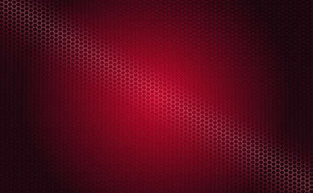 Geometric dark pink design with a corrugated mesh frame.