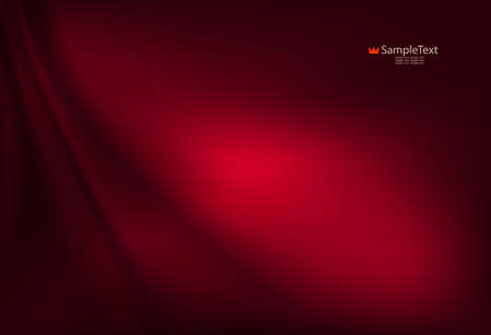 Smooth dark red background with smooth gentle stripes.のイラスト素材