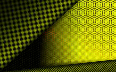 Geometric abstract green texture composition with corner.のイラスト素材
