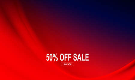 Refined background of red color with smooth, gentle stripes.のイラスト素材