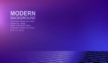 A gorgeous blue hue background with many squares with reflection effectのイラスト素材