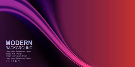 A magnificent background of a violet shade with light smooth stripes.のイラスト素材