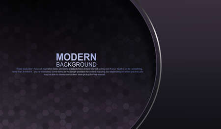 Gray design with mosaic and gradient, a semicircular curtain with a thin border of metallic colorのイラスト素材