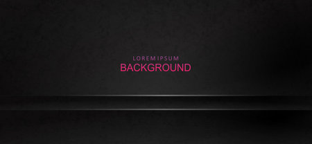 Black textured design with gradient, marble effect, horizontal stripesのイラスト素材