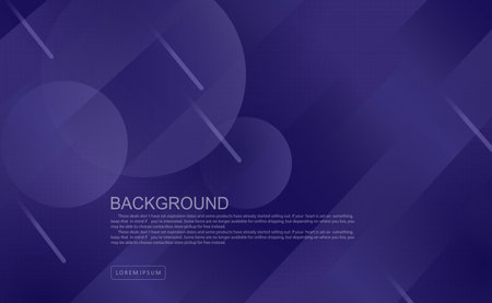Blue textured geometric design with oblique stripes and circlesのイラスト素材