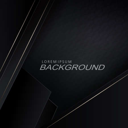 Black textured illustration, slanting curtains, thin shiny edgingのイラスト素材