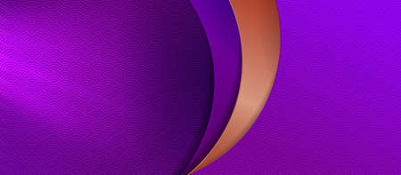Texture illustration with curved curtains in purple and brown hueのイラスト素材