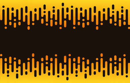 Abstract texture orange illustration with gradient, vertical rounded stripes.のイラスト素材