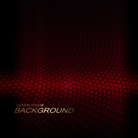 Mesh pattern on a dark red background with a gradient.のイラスト素材