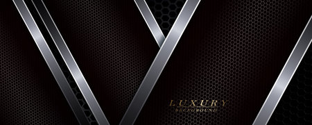 Illustration of dark shade, bias textured curtains with shiny edging.のイラスト素材