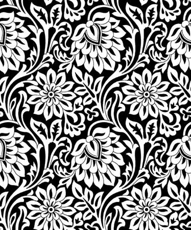 Indian abstract motif background, vector illustration.のイラスト素材