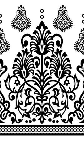 Indian motif pattern.のイラスト素材