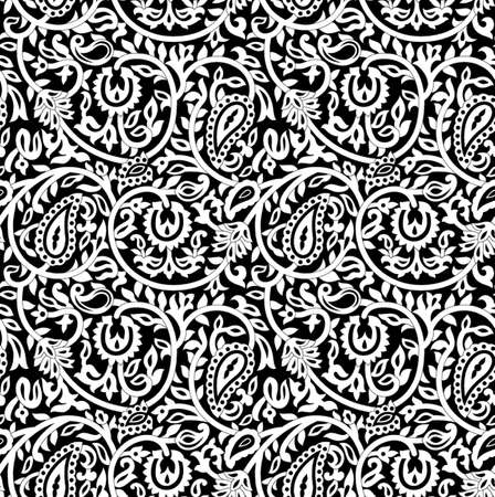 Indian Motif Vector Patternのイラスト素材