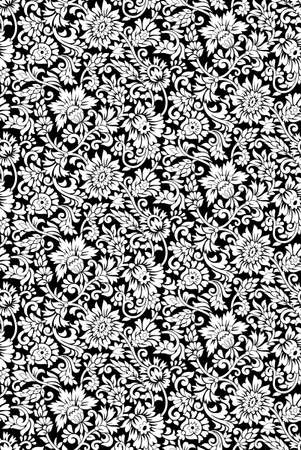 Indian Motif Vector Patternのイラスト素材