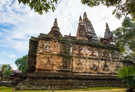 Beautiful temple in Chiang Mai. Thailand. の写真素材