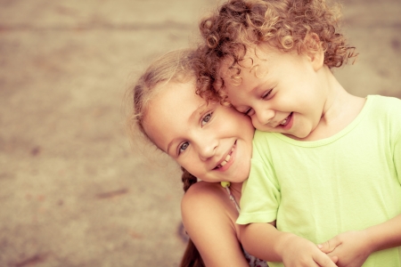 Brother And Sister Together Foreverの写真素材
