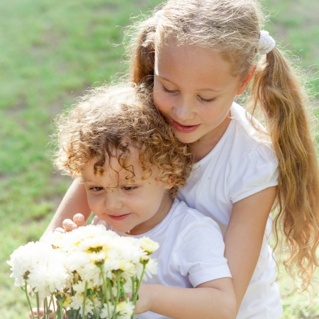 Brother And Sister Together Foreverの写真素材