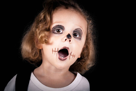 Cute little boy on Halloween party