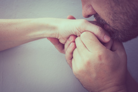 couple in love at the day timeの写真素材