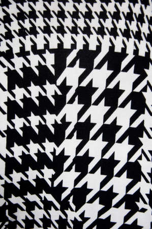 trendy textile fabric geometric fashionable texture black and white pattern backgroundの写真素材