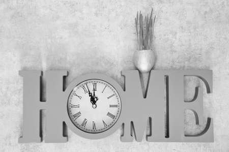 Time, new life and generation, hope and care. egg with fresh grass on clock. Future life, money...