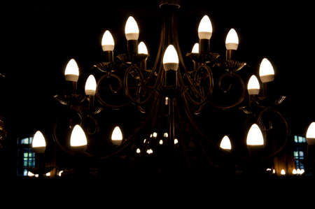 Just brilliant. Retro style lighting fixture. Electric lamp hanging from ceiling. Old ceiling lamp....