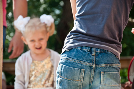 children's day. happy childhood. small child girl outdoor. little kid. preteen daughter has birthday. selective focus.の写真素材