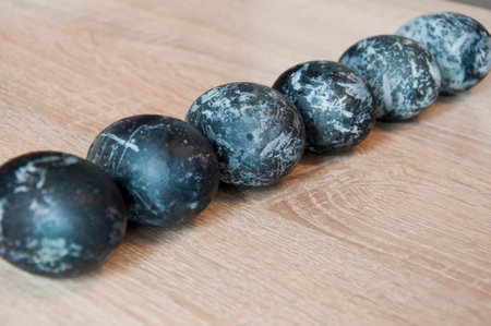 egg hunt. traditional painted eggs on paschal table. minimalistic design. hunting eggs in springtime. spring eastertime holiday. easter egg. happy easter. paschal spring holiday. bunny hunt begins.の写真素材