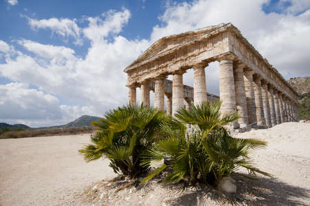 segesta, the sicily templeの写真素材