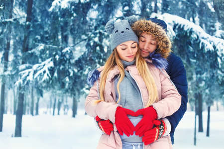 Young pregnant coupleの写真素材