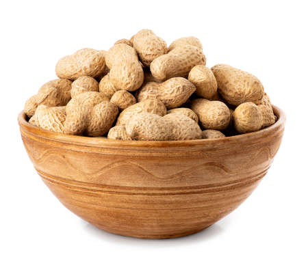 unshelled peanuts in bowl