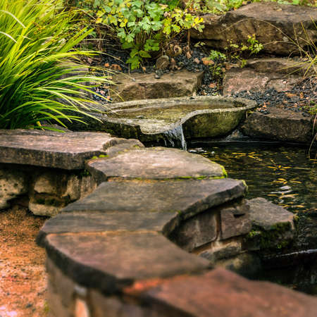 Patio Garden - Zen pond
