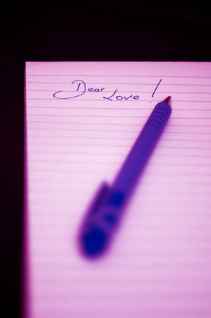 Dear Love - Notepadの写真素材