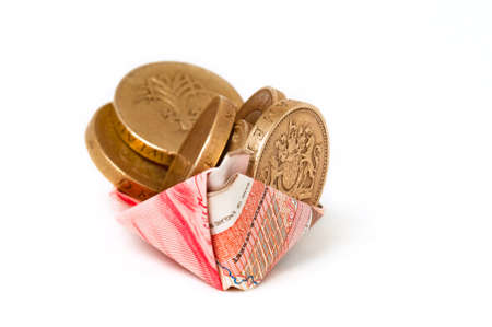 Money boat - Safety, rescue conceptual image