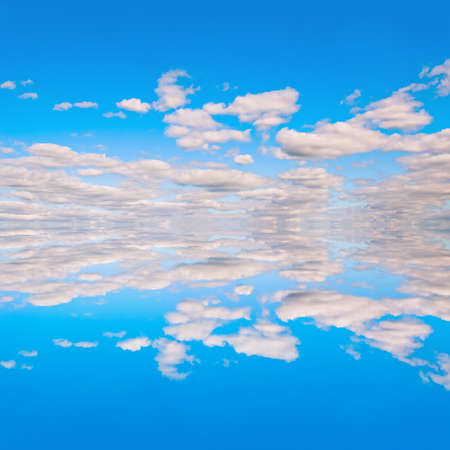 Blue sky reflextion 02の写真素材