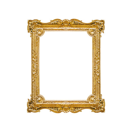Rectangular wooden photo frame border artistic classical gallery thick decorativeの写真素材