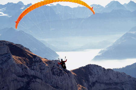  hang-gliderの写真素材