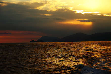 sunsetの写真素材