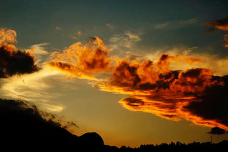sunsetの写真素材