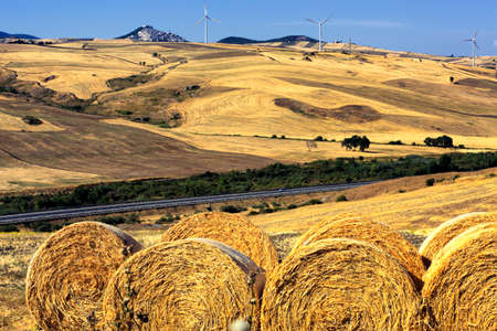 summer landscapes of southern Italyの写真素材