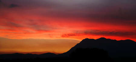 twilight in Italyの写真素材
